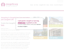 Tablet Screenshot of llangefni.org